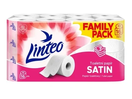 Linteo toaletní papír 3vrstvý 16ks 2