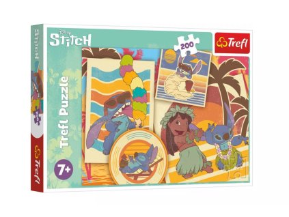TREFL Puzzle Stitch Hudební svět Lilo&Stitche 200 dílků