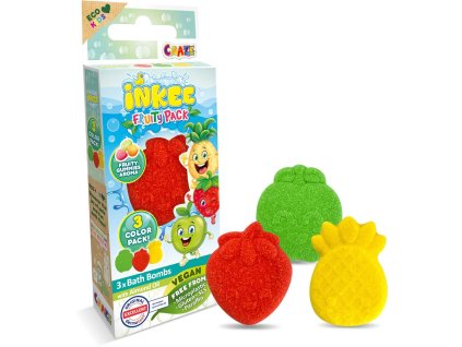 INKEE Bomba do koupele Fruit 3x15g 1