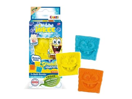 INKEE Bomba do koupele SpongeBob 3x15g 1