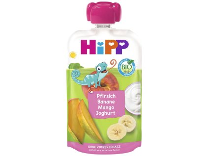 HiPP BIO Broskev-Banán-Mango-Jogurt 100g