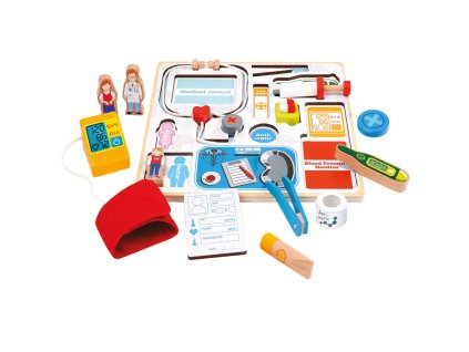 3D dřevěné Puzzle doktor 15 dílků