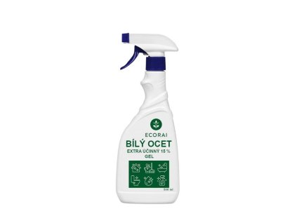 Ecorai Ocet bílý 15 % extra účinný gel rozprašovač 500ml