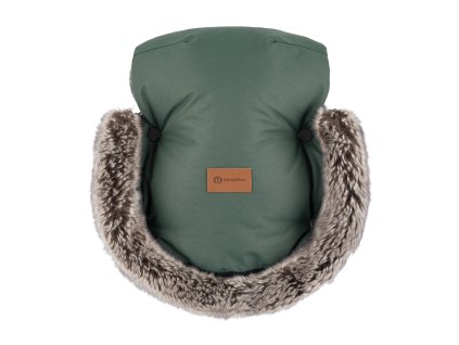 PETITE&MARS Rukávník rukavice Furry Veritable Khaki