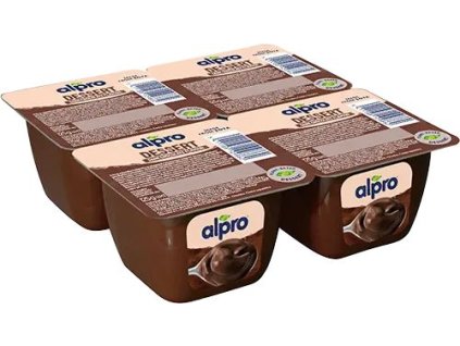 ALPRO Sójový Dezert S Příchutí Tmavé Čokolády 4x125g