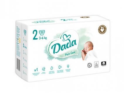 Dada pure care vel. 2, 3 6 kg, 35 ks