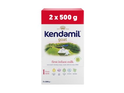Kendamil Kozí kojenecké mléko 1 (2x500g)