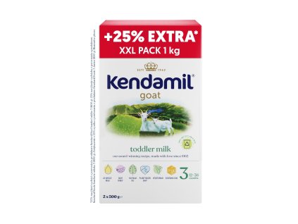 Kendamil Kozí batolecí mléko 3 (2x500g)