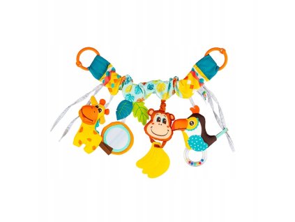 BALIBAZOO Vzdělávací závěsná hračka Barevná džungle