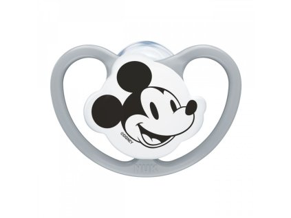 NUK Perfect Match dudlík AIR Mickey 6 18m šedá