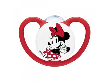 NUK Perfect Match dudlík AIR Mickey 6 18m červená