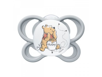 NUK Perfect Match Air Dudlík Medvídek Pú 0 6m šedá