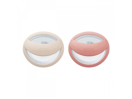 NUK Perfect Match dudlík 0 6m (2ks) BEIGE RED