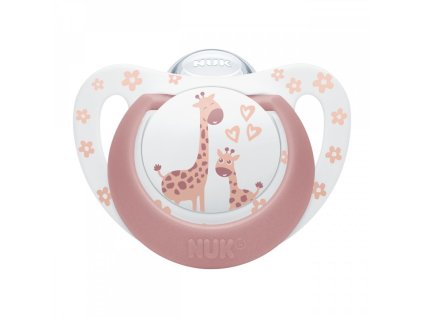 NUK First Choice Dudlík 0 6m Žirafa