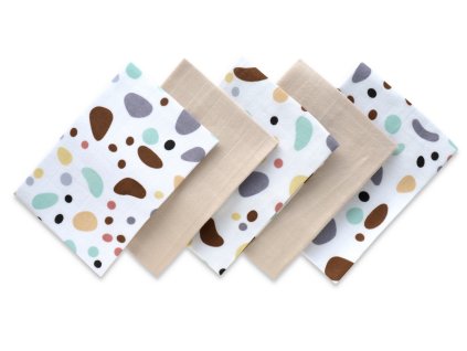 Ega Kids Mušelínové ubrousky (5ks) Barevné