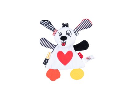 BALIBAZOO Kontrastní šustící hračka Pejsek