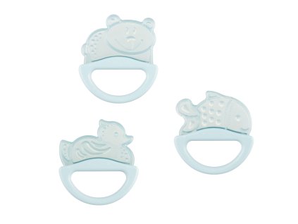 Canpol babies Kousátko s chrastítkem Zvířátko modré