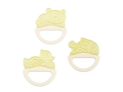 Canpol babies Kousátko s chrastítkem Zvířátko žluté