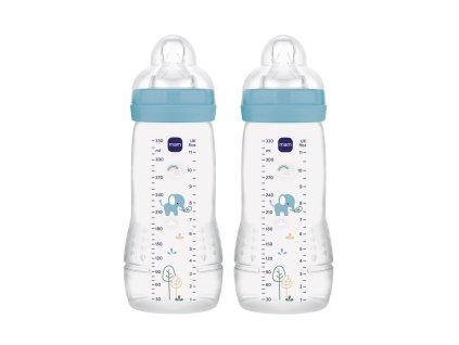 MAM Easy Active Lahev Baby Bottle 2x330ml - Modrá