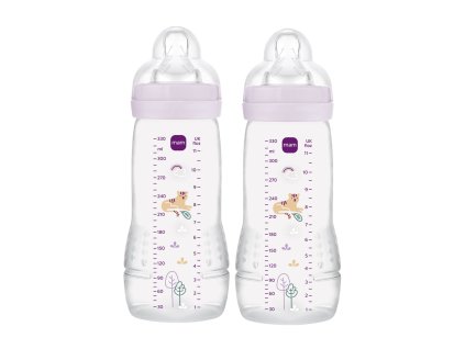 MAM Easy Active Lahev Baby Bottle 2x330ml - Fialová