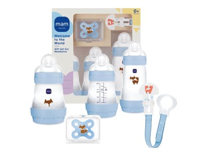 MAM Dárkový set pro novorozence Welcome to the World modrá 3