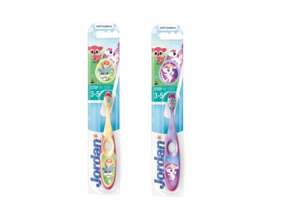 Jordan dětský zubní kartáček 3 5 let holka