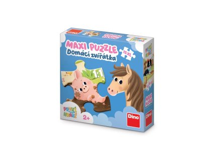 První hraní Domácí zvířátka 15 dílků Maxi Puzzle