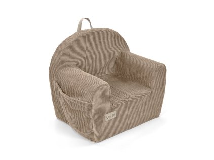 ALBERO MIO Dětské křeslo manšestrové béžová