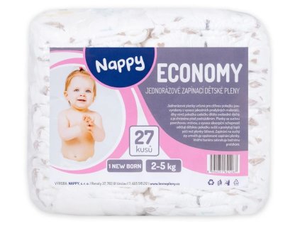NAPPY Economy New born 2 5 kg, 27ks