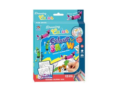 Omalovánky stíratelné 6 obrázků 1