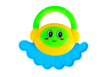 Chrastítko Baby Chobotnička s úchytem 2