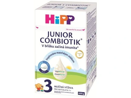 HiPP JUNIOR Combiotik 3 Batolecí mléko 600g