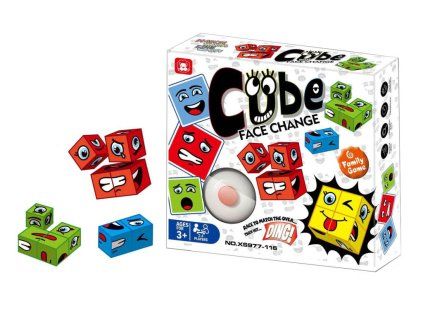 Magické kostky obličeje set