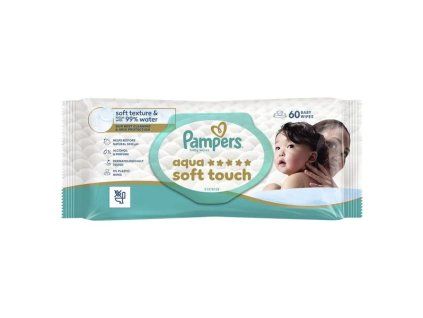 Pampers ubrousky Aqua Soft Touch 60ks