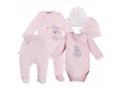 Kojenecká souprava NEWBORN růžová