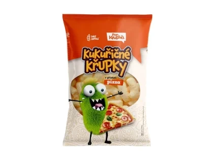REJ Kukuřičné křupky s příchutí pizza 50g