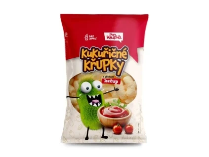 REJ Kukuřičné křupky s příchutí kečupu 50g