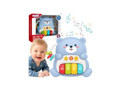 WOOPIE Interaktivní piano Medvídek