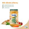 Sunar BIO příkrm zelenina, kuřecí maso, těstoviny 12m+, 6 x 235 g