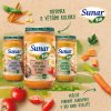 Sunar BIO příkrm zelenina, kuřecí maso, těstoviny 12m+, 6 x 235 g