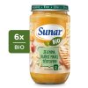 Sunar BIO Zelenina, těstoviny, kuřecí maso 6x235g