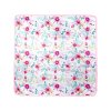 12380 1 bobanek prebalovaci podlozka ruzove kvetiny 75 x 75 cm