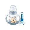 NUK FC lahvička na učení s kontrolou teploty DISNEY Medvídek Pú,SI pítko modrá