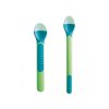 MAM LŽIČKY FEEDING SPOONS and COVER, 6+ měsíců zelená 1