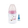 NUK FC+ lahev s kontrolou teploty, 150 ml růžová