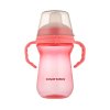Canpol babies Hrneček se silikonovým pítkem FirstCup 250ml růžový