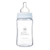 Canpol babies Lahev antikoliková se širokým hrdlem ROYAL BABY 240ml modrá 1