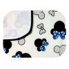 Ega Kids Mušelínová zavinovačka dvouvrstvá 80x80cm modrá mašlička