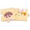 Viga Dřevěné puzzle Oblékání 2