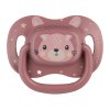 Canpol babies Dudlík silikonový symetrický CUTE ANIMALS 0 6m růžový